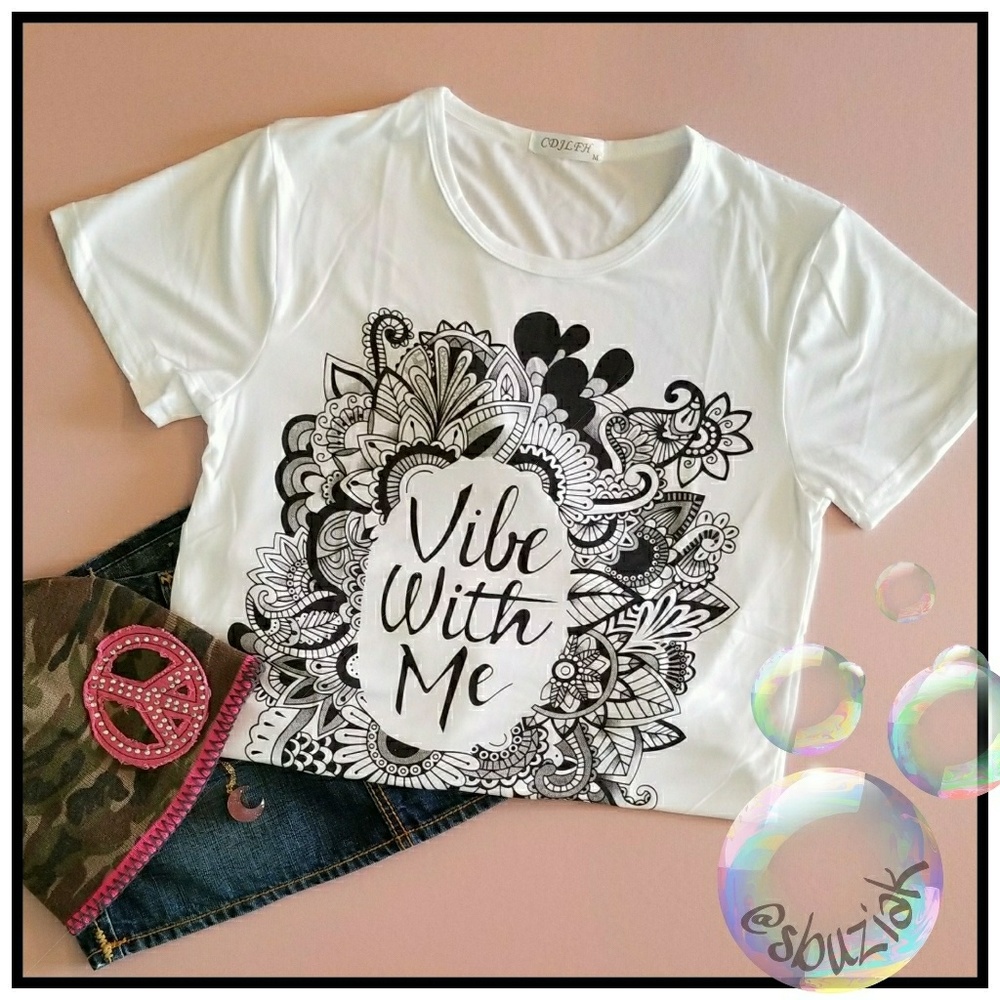 ⚡Flash Sale ⚡Vibe With Me Graphic T-Shirt